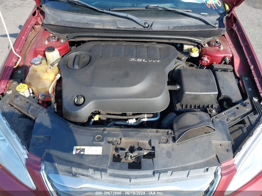 2014 Chrysler 200 Touring VIN: 1C3CCBBG2EN115403 Lot: 39672866