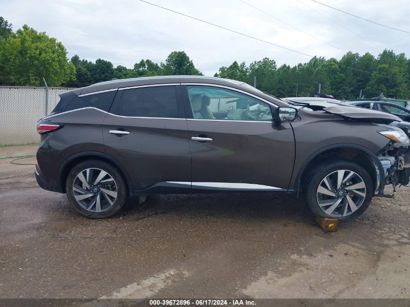 2017 Nissan Murano Platinum VIN: 5N1AZ2MHXHN101336 Lot: 39672896