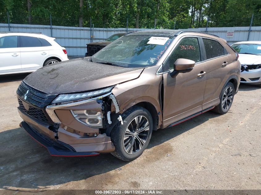 2022 Mitsubishi Eclipse Cross Se/Se Special Edition/Sel/Sel Special Edition VIN: JA4ASWAA8NZ003640 Lot: 39672903