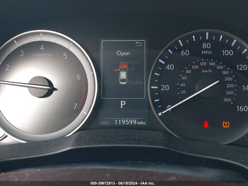 2016 Lexus Es 350 VIN: 58ABK1GG2GU007793 Lot: 39672913