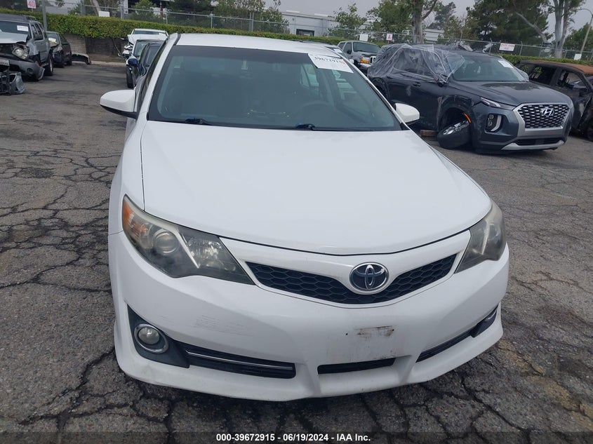 2013 Toyota Camry Se VIN: 4T1BF1FK3DU254138 Lot: 39672915