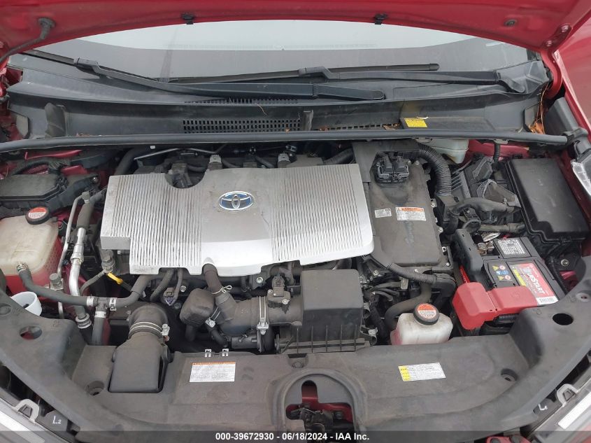 2016 Toyota Prius Two VIN: JTDKBRFU1G3513459 Lot: 39672930