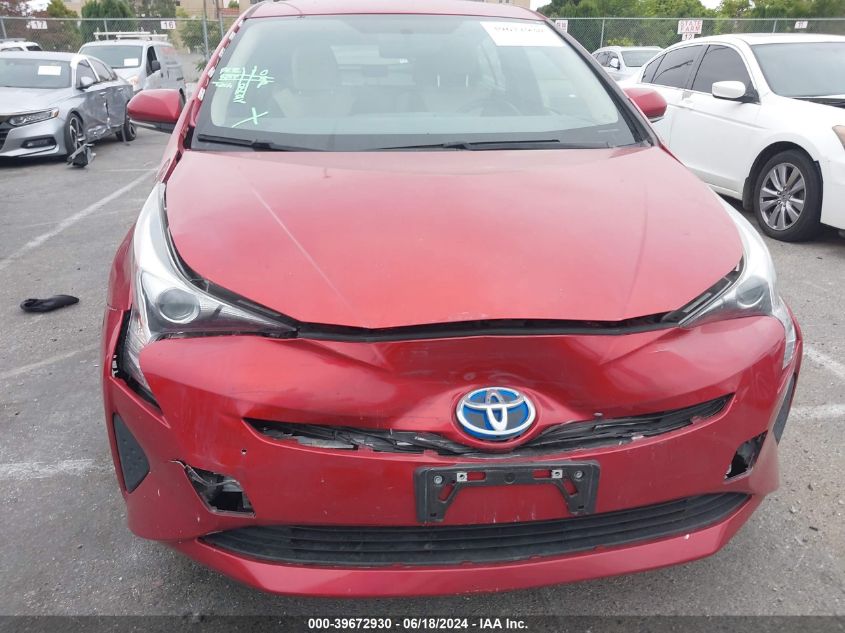 2016 Toyota Prius Two VIN: JTDKBRFU1G3513459 Lot: 39672930