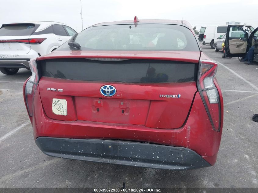 2016 Toyota Prius Two VIN: JTDKBRFU1G3513459 Lot: 39672930