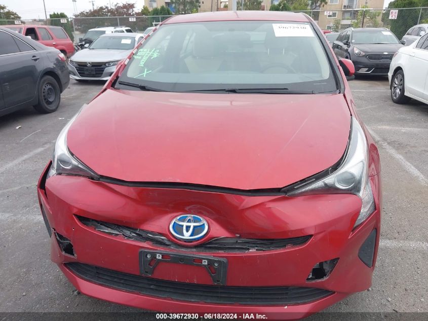 2016 Toyota Prius Two VIN: JTDKBRFU1G3513459 Lot: 39672930