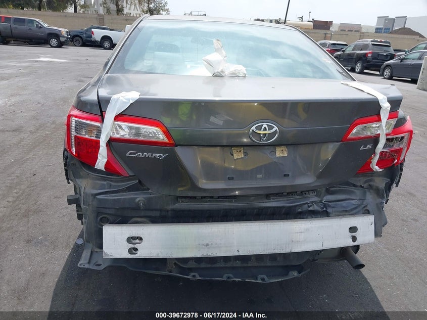 2013 Toyota Camry Le VIN: 4T4BF1FK0DR302992 Lot: 39672978