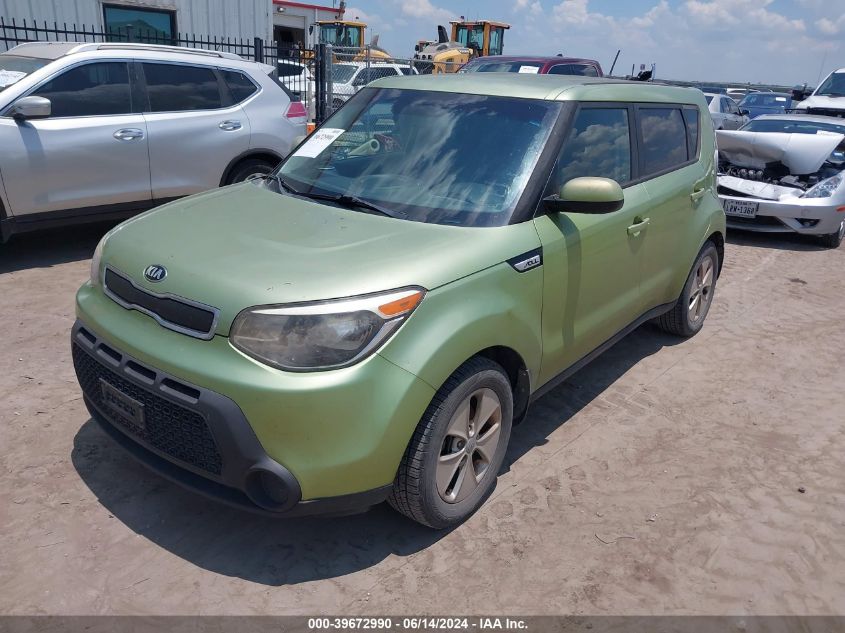 2016 Kia Soul VIN: KNDJN2A26G7844563 Lot: 39672990