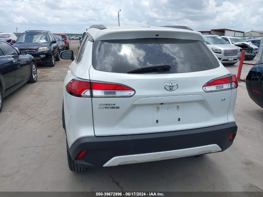 2022 Toyota Corolla Cross Le VIN: 7MUCAAAG4NV029779 Lot: 39672996