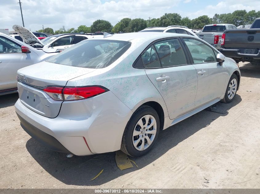 2024 Toyota Corolla Le VIN: 5YFB4MDE1RP132794 Lot: 39673012