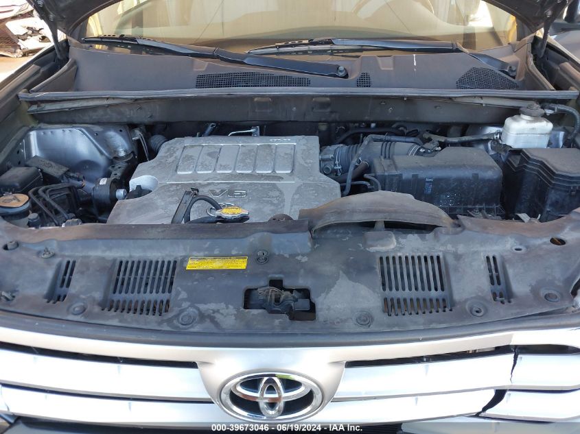 2013 Toyota Highlander Plus/Se VIN: 5TDBK3EH4DS265767 Lot: 39673046