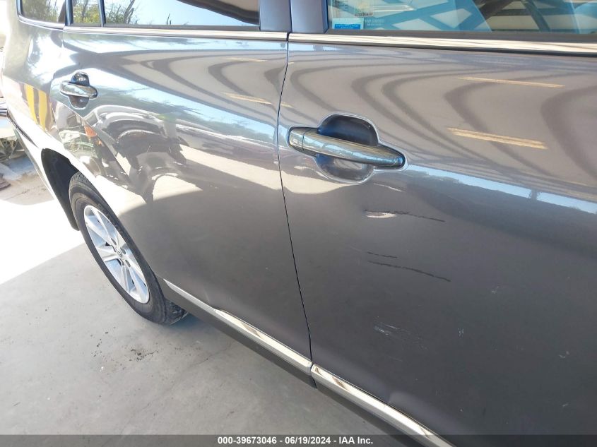 2013 Toyota Highlander Plus/Se VIN: 5TDBK3EH4DS265767 Lot: 39673046