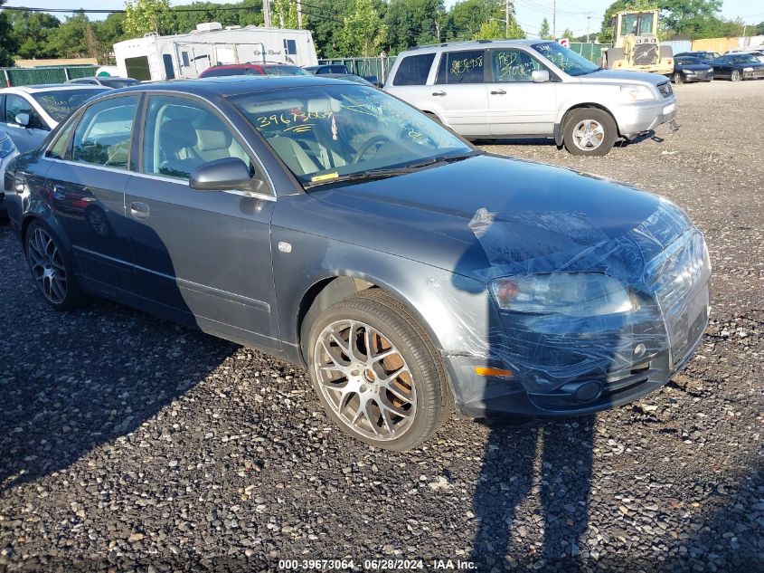 2006 Audi A4 2.0T VIN: WAUDF78EX6A046864 Lot: 39673064