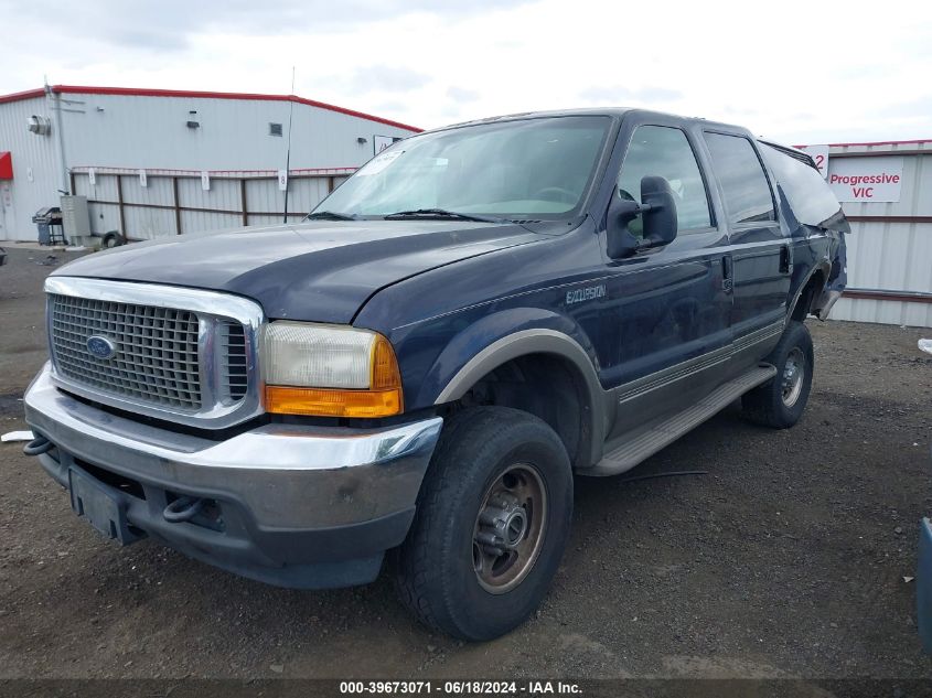 2000 Ford Excursion Limited VIN: 1FMNU43S8YED24757 Lot: 39673071