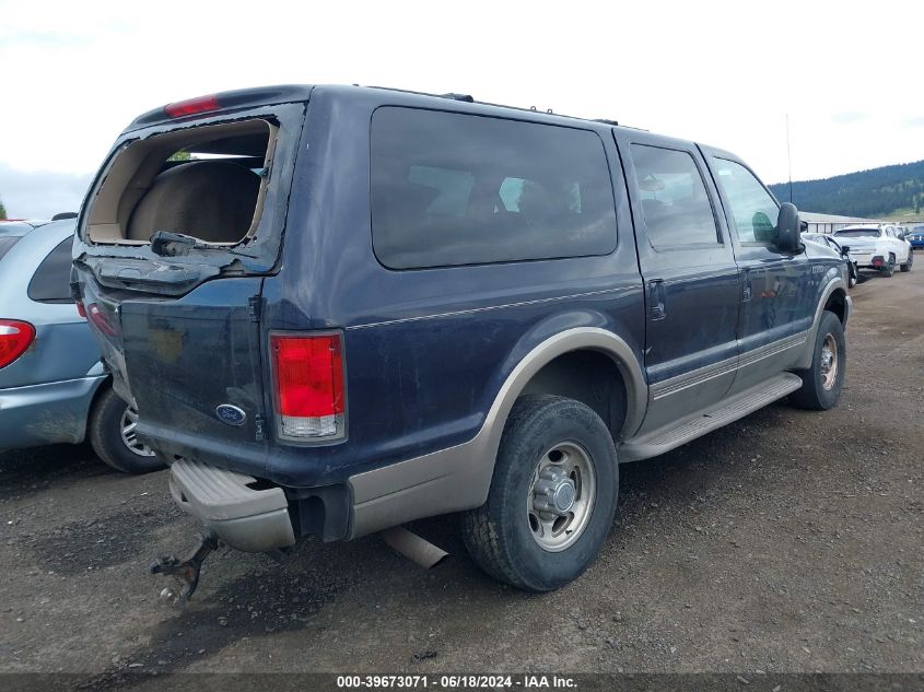 2000 Ford Excursion Limited VIN: 1FMNU43S8YED24757 Lot: 39673071