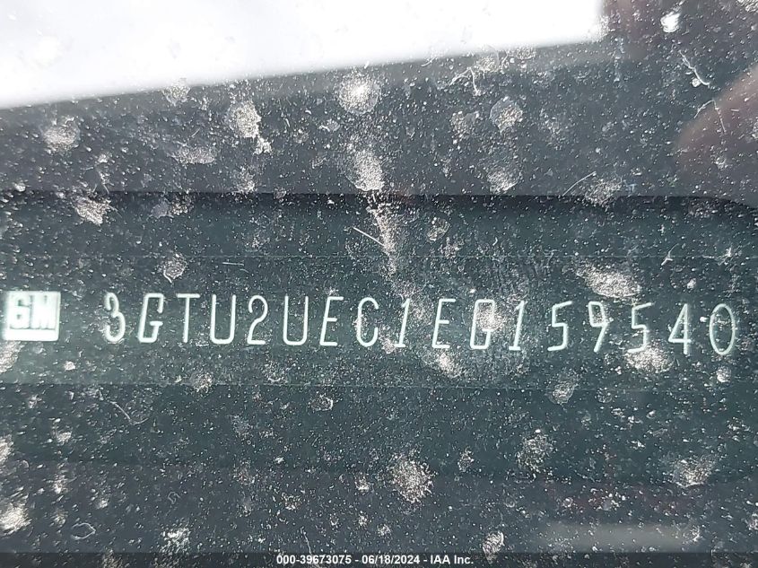 2014 GMC Sierra 1500 Sle VIN: 3GTU2UEC1EG159540 Lot: 39673075