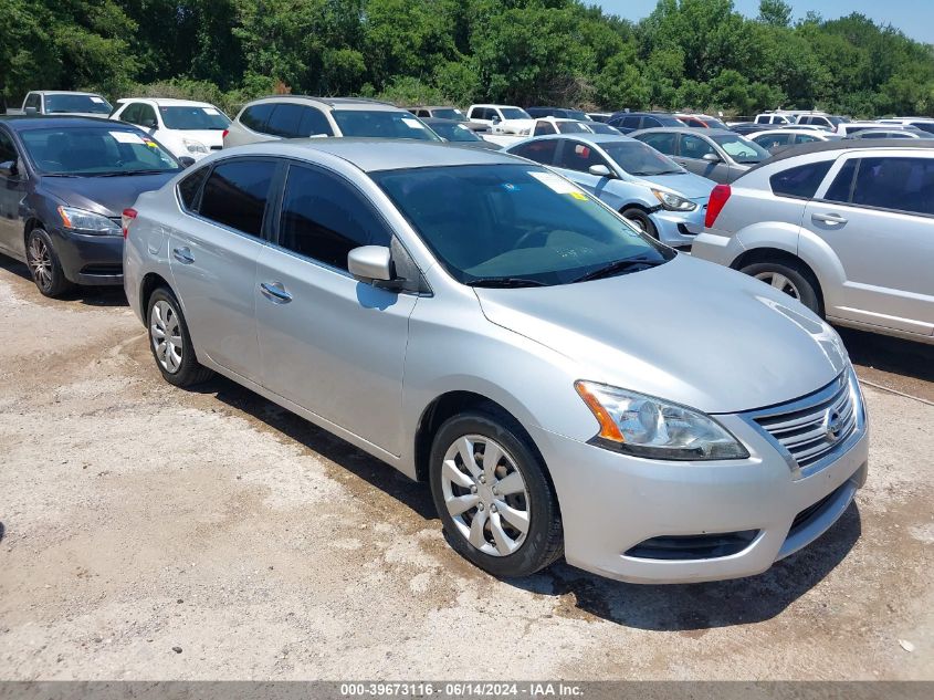 2013 Nissan Sentra Sv VIN: 1N4AB7AP8DN907371 Lot: 39673116