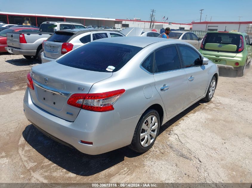 2013 Nissan Sentra Sv VIN: 1N4AB7AP8DN907371 Lot: 39673116