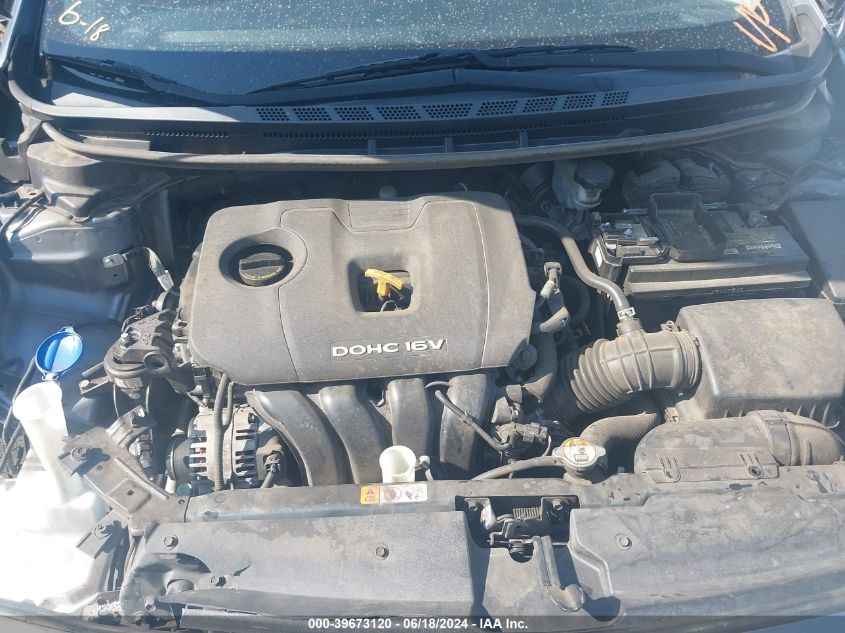 2017 Kia Forte S VIN: 3KPFL4A70HE041297 Lot: 39673120