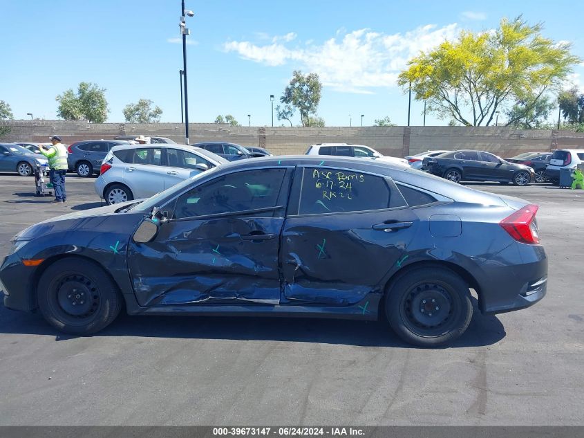 2020 Honda Civic Lx VIN: 19XFC2F62LE202214 Lot: 39673147