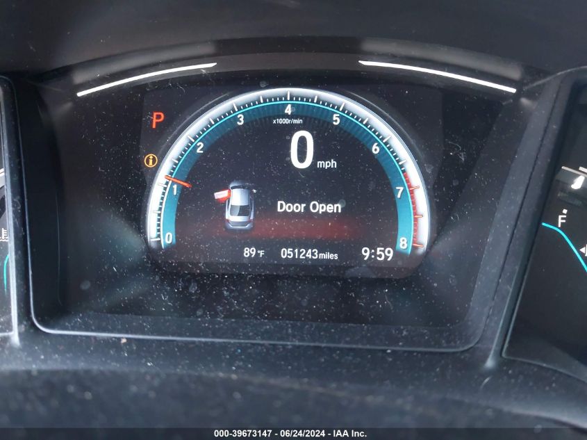 2020 Honda Civic Lx VIN: 19XFC2F62LE202214 Lot: 39673147