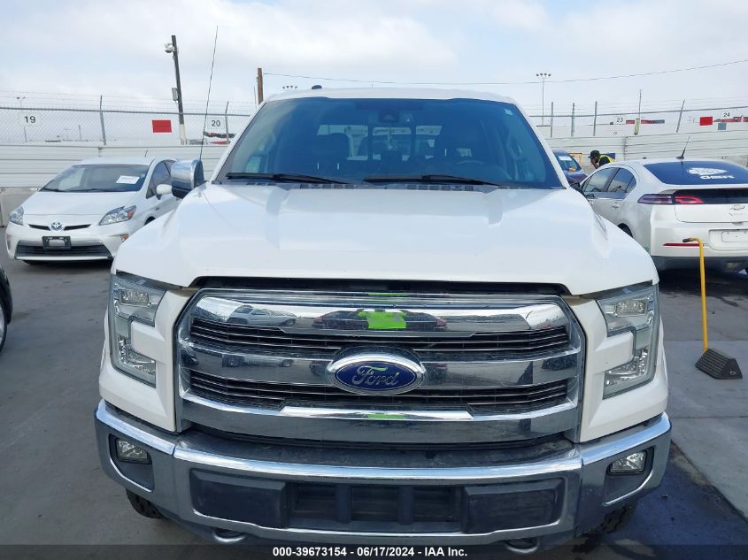 2016 Ford F-150 Lariat VIN: 1FTFW1EG7GFA84684 Lot: 39673154