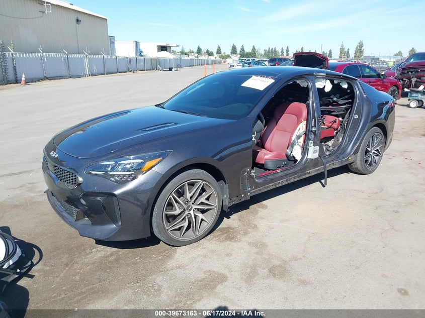 2022 Kia Stinger Gt-Line VIN: KNAE35LD1N6114809 Lot: 39673163