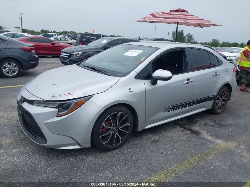 2020 Toyota Corolla Le VIN: JTDEPRAE0LJ024684 Lot: 39673164