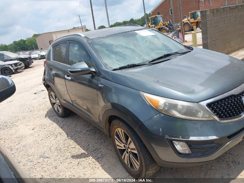 2014 Kia Sportage Ex VIN: KNDPCCACXE7659153 Lot: 39673172