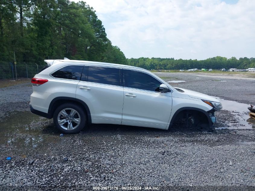 2018 Toyota Highlander Limited/Ltd Platinum VIN: 5TDYZRFH3JS259249 Lot: 39673176