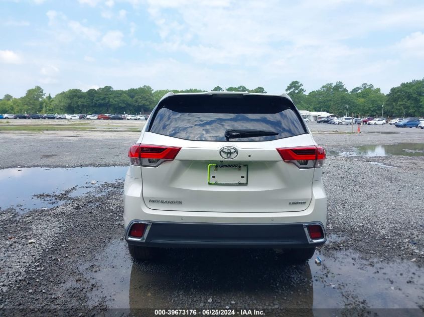 2018 Toyota Highlander Limited/Ltd Platinum VIN: 5TDYZRFH3JS259249 Lot: 39673176