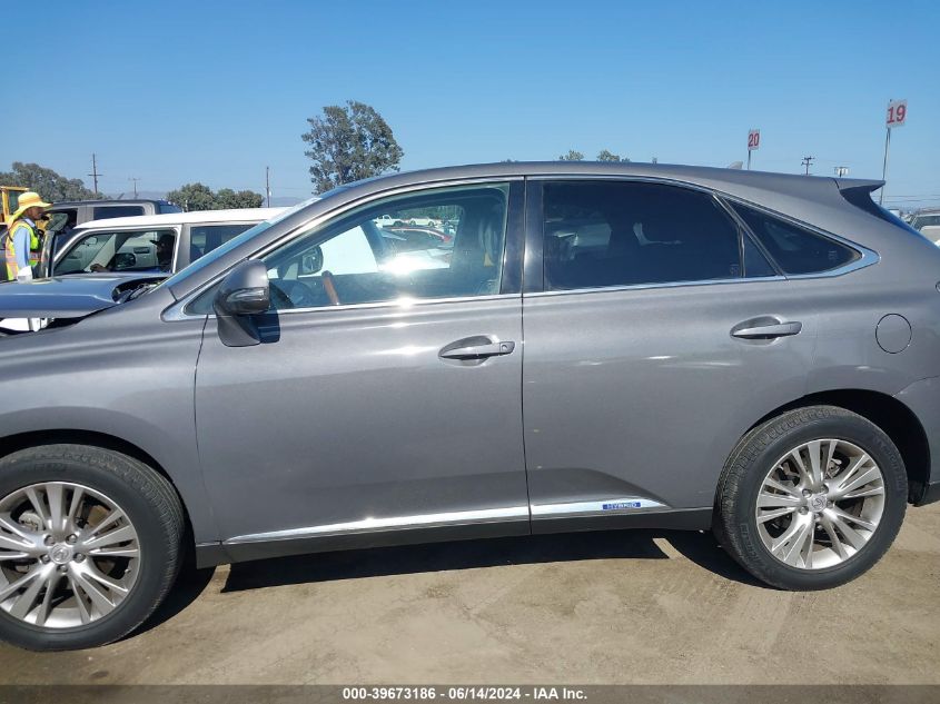 2012 Lexus Rx 450H VIN: JTJZB1BA4C2006337 Lot: 39673186