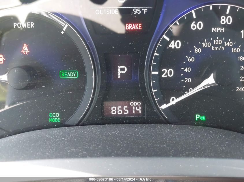 2012 Lexus Rx 450H VIN: JTJZB1BA4C2006337 Lot: 39673186