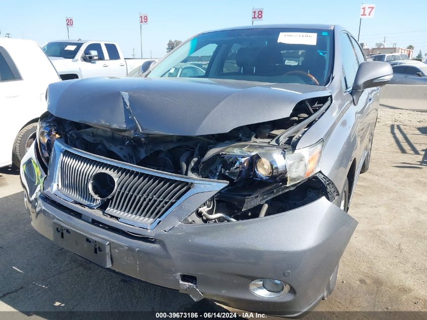 2012 Lexus Rx 450H VIN: JTJZB1BA4C2006337 Lot: 39673186