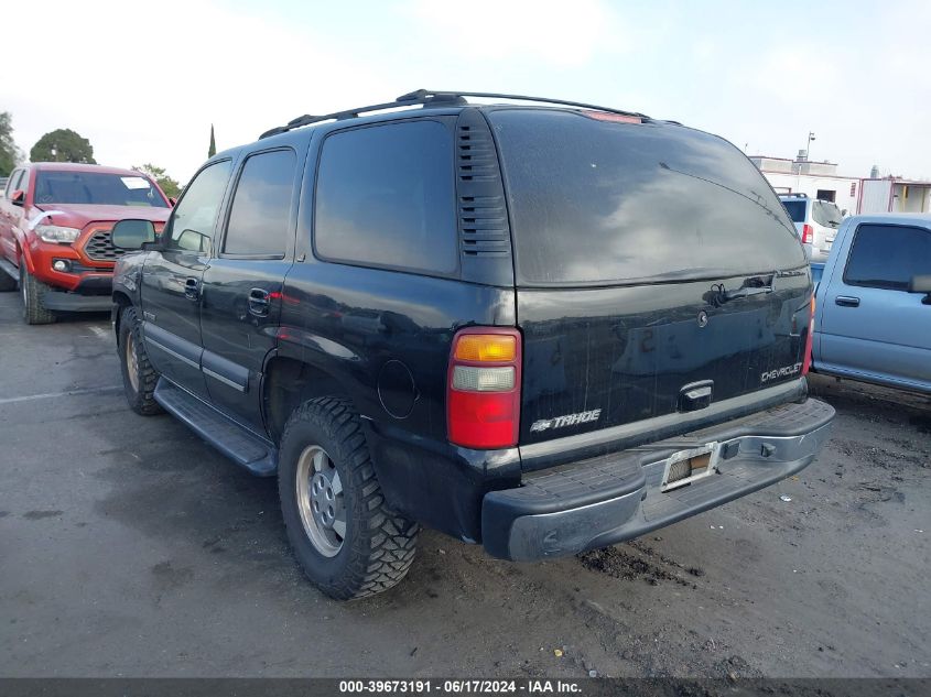 2002 Chevrolet Tahoe Lt VIN: 1GNEC13Z22R313442 Lot: 39673191