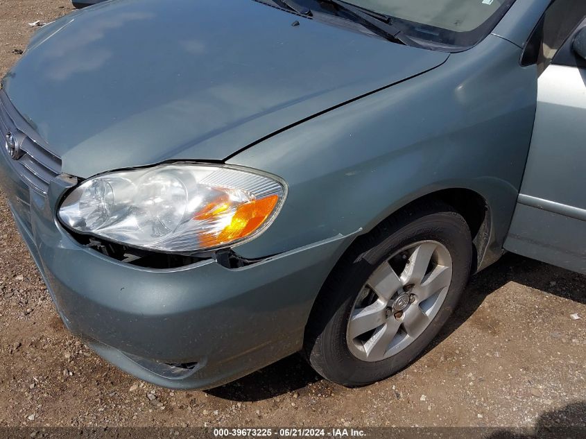 2003 Toyota Corolla Le VIN: 2T1BR32E43C090756 Lot: 39673225
