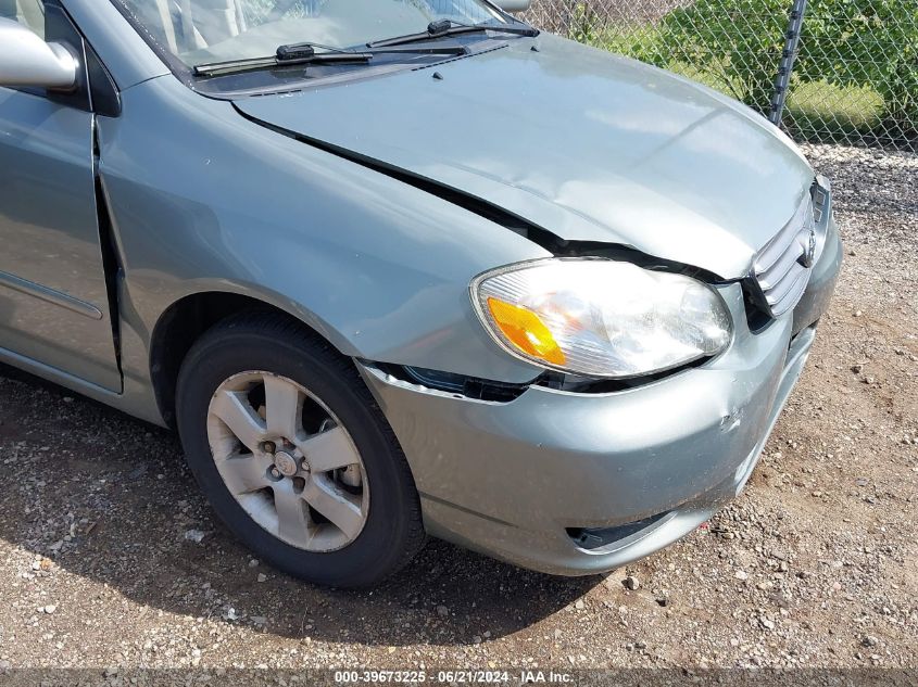 2003 Toyota Corolla Le VIN: 2T1BR32E43C090756 Lot: 39673225