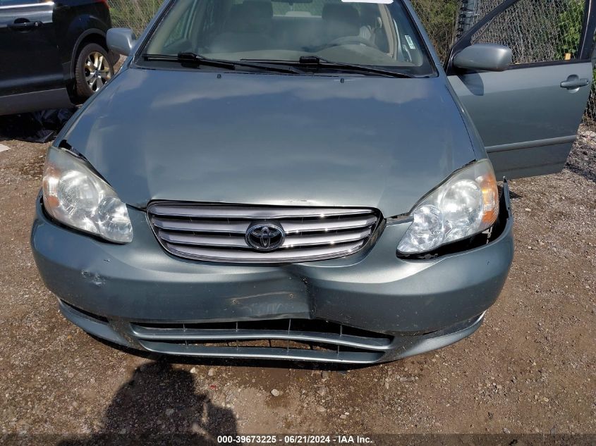 2003 Toyota Corolla Le VIN: 2T1BR32E43C090756 Lot: 39673225