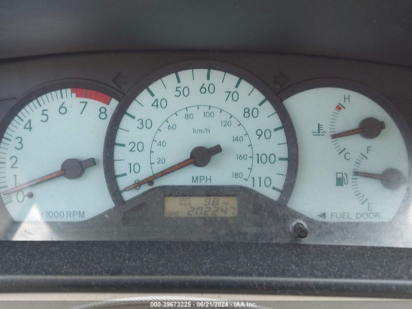 2003 Toyota Corolla Le VIN: 2T1BR32E43C090756 Lot: 39673225