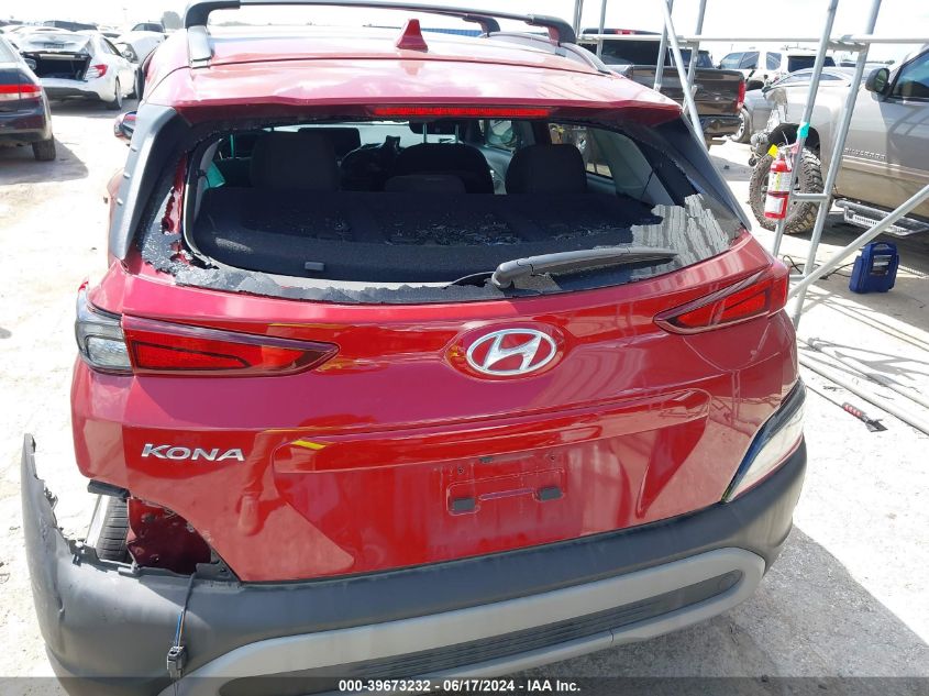 2023 Hyundai Kona Sel VIN: KM8K32AB2PU056421 Lot: 39673232