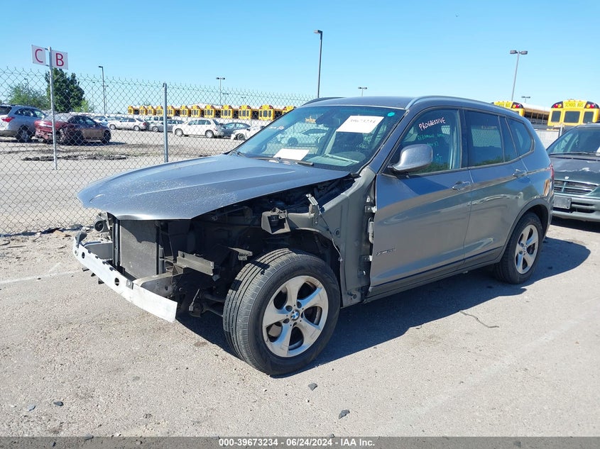 2012 BMW X3 xDrive28I VIN: 5UXWX5C59CL724295 Lot: 39673234