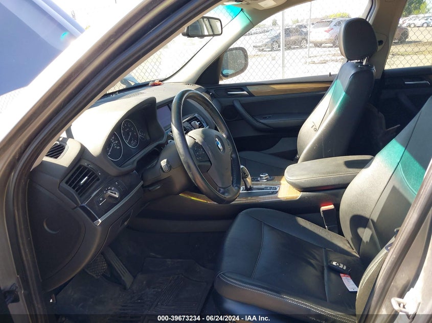 2012 BMW X3 xDrive28I VIN: 5UXWX5C59CL724295 Lot: 39673234