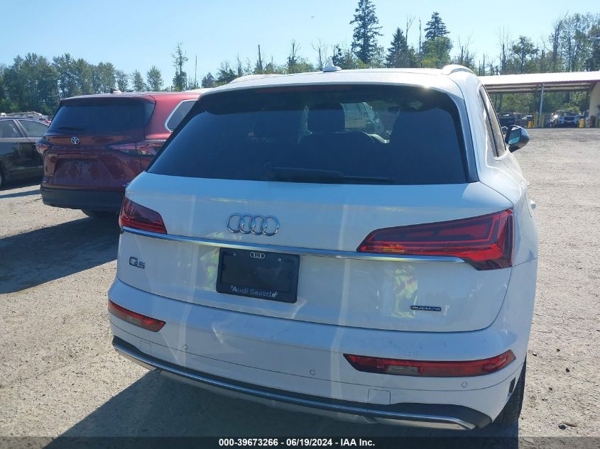 2021 Audi Q5 Premium VIN: WA1AAAFY5M2091212 Lot: 39673266