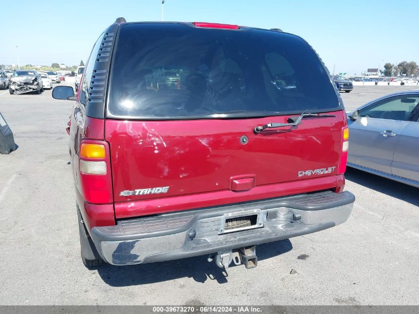 2003 Chevrolet Tahoe Lt VIN: 1GNEC13T53R131019 Lot: 39673270