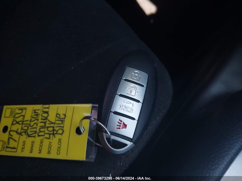 2011 Nissan Murano S VIN: JN8AZ1MW9BW172854 Lot: 39673295