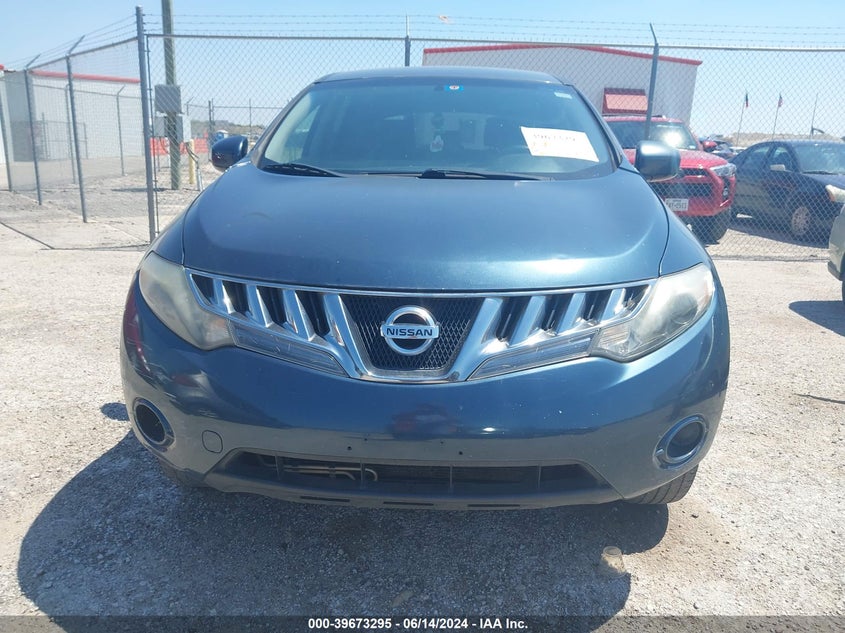 2011 Nissan Murano S VIN: JN8AZ1MW9BW172854 Lot: 39673295