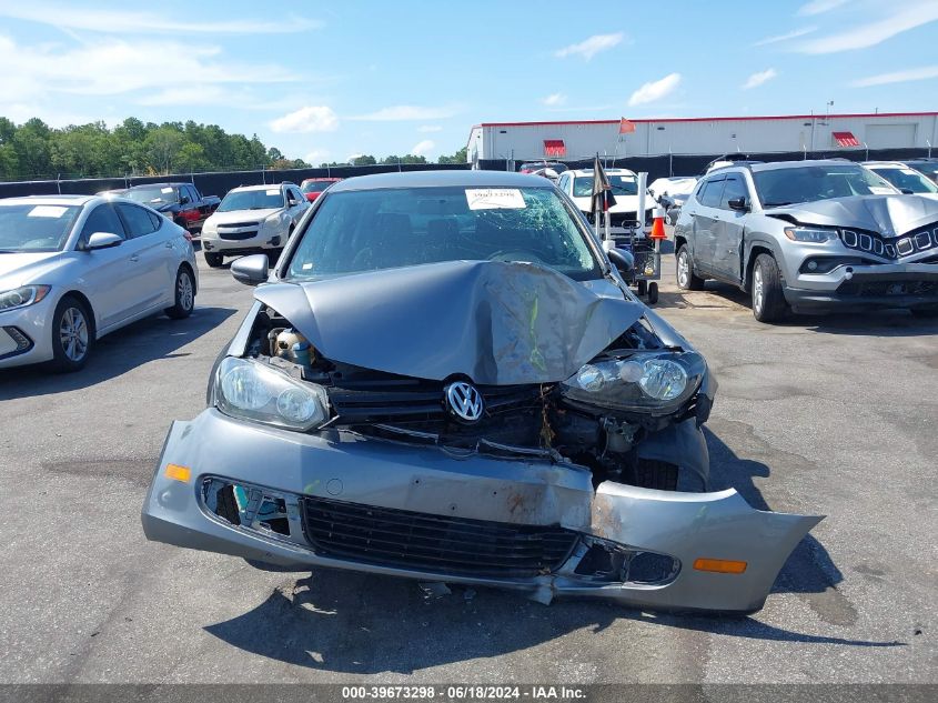 2013 Volkswagen Golf 2.5L 4-Door VIN: WVWDB7AJ0DW106396 Lot: 39673298