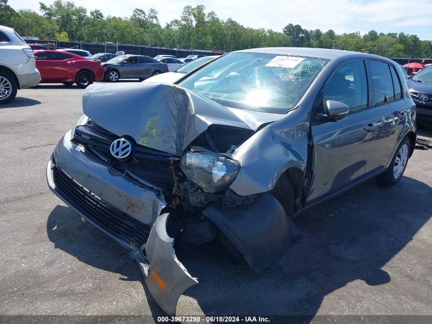 2013 Volkswagen Golf 2.5L 4-Door VIN: WVWDB7AJ0DW106396 Lot: 39673298