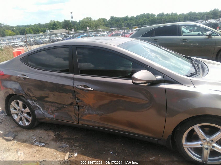 2013 Hyundai Elantra Limited VIN: 5NPDH4AE2DH292173 Lot: 39673328