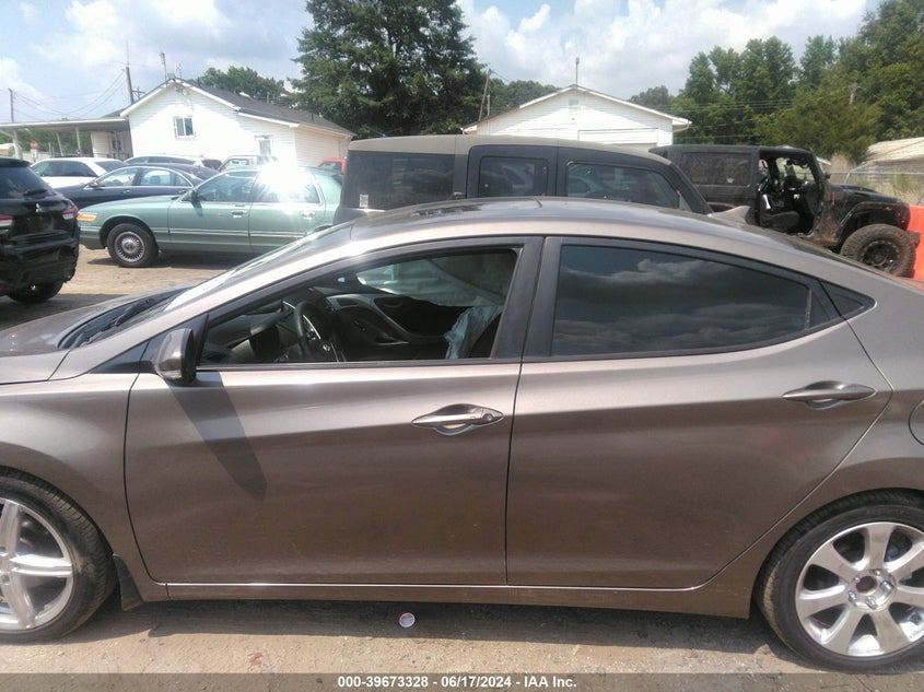 2013 Hyundai Elantra Limited VIN: 5NPDH4AE2DH292173 Lot: 39673328