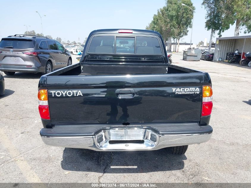 2001 Toyota Tacoma Prerunner V6 VIN: 5TEGN92N81Z782529 Lot: 39673374